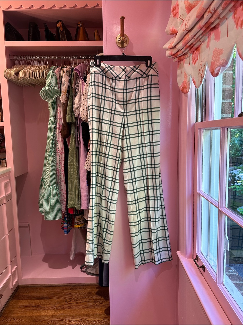 Cream & Green Plaid Two-Piece Set - Picture 3 of 8